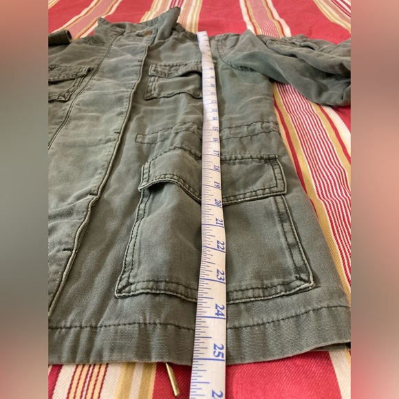 Anthropologie Ecote Olive Green Utility Jacket - Picture 9 of 11
